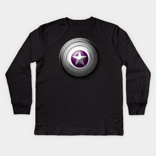 Captain Asexual Kids Long Sleeve T-Shirt